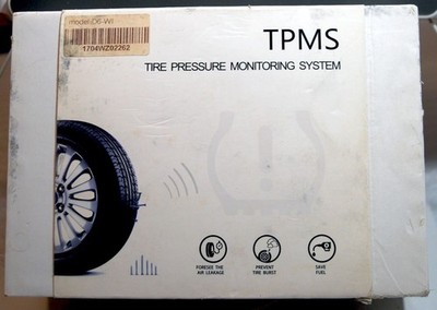 Wireless TPMS System- 4 Sensors, 6 Alarms, Color Display -0-87PSI for RV/SUV NIB
