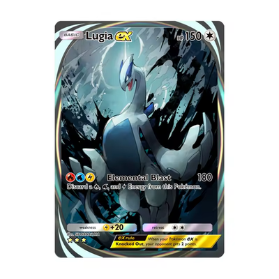 #ad Lugia ex Holo Full Art Textured Pokemon TCG Card $9.99
