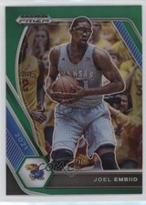 2021-22 Panini Prizm Draft Picks Green Prizm Joel Embiid #59 0it8