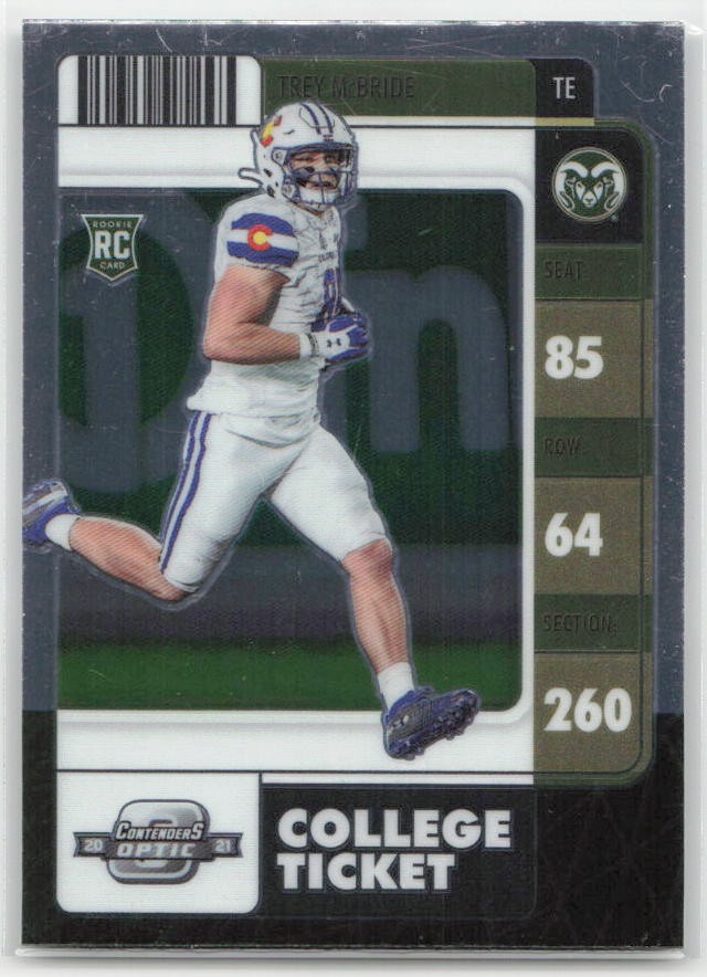 2022 Panini Chronicles Draft Picks #15 Trey McBride Contenders Optic