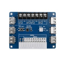 24 Pins ATX Power Supply Breakout Board Module Adapter Power Connector Board