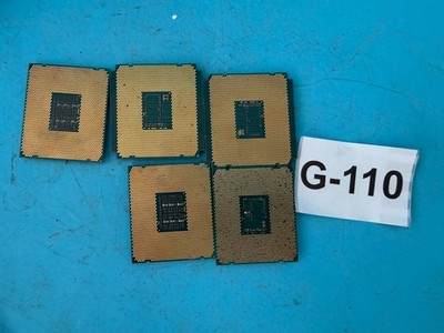 Lot of 5 Intel Xeon Server CPUs E5-2407V2 E5-2609V2 E5-3406H LGA2011 AS-IS Untes