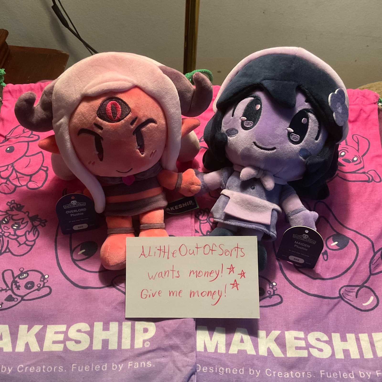Makeship MAIDEN + OVERLORD First Edition Plushes