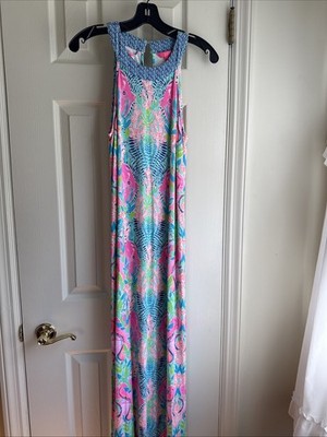 Lilly Pulitzer Halter Maxi Dress Size Small | eBay
