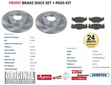 FRONT BRAKE DISCS and PADS SET for SEAT TOLEDO I 1.8i 1993-1996