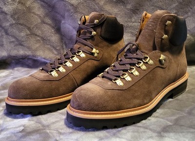  Polo Ralph Lauren Men's Hiking Boot Alpine Lite Size 11 Brown Suede NIB