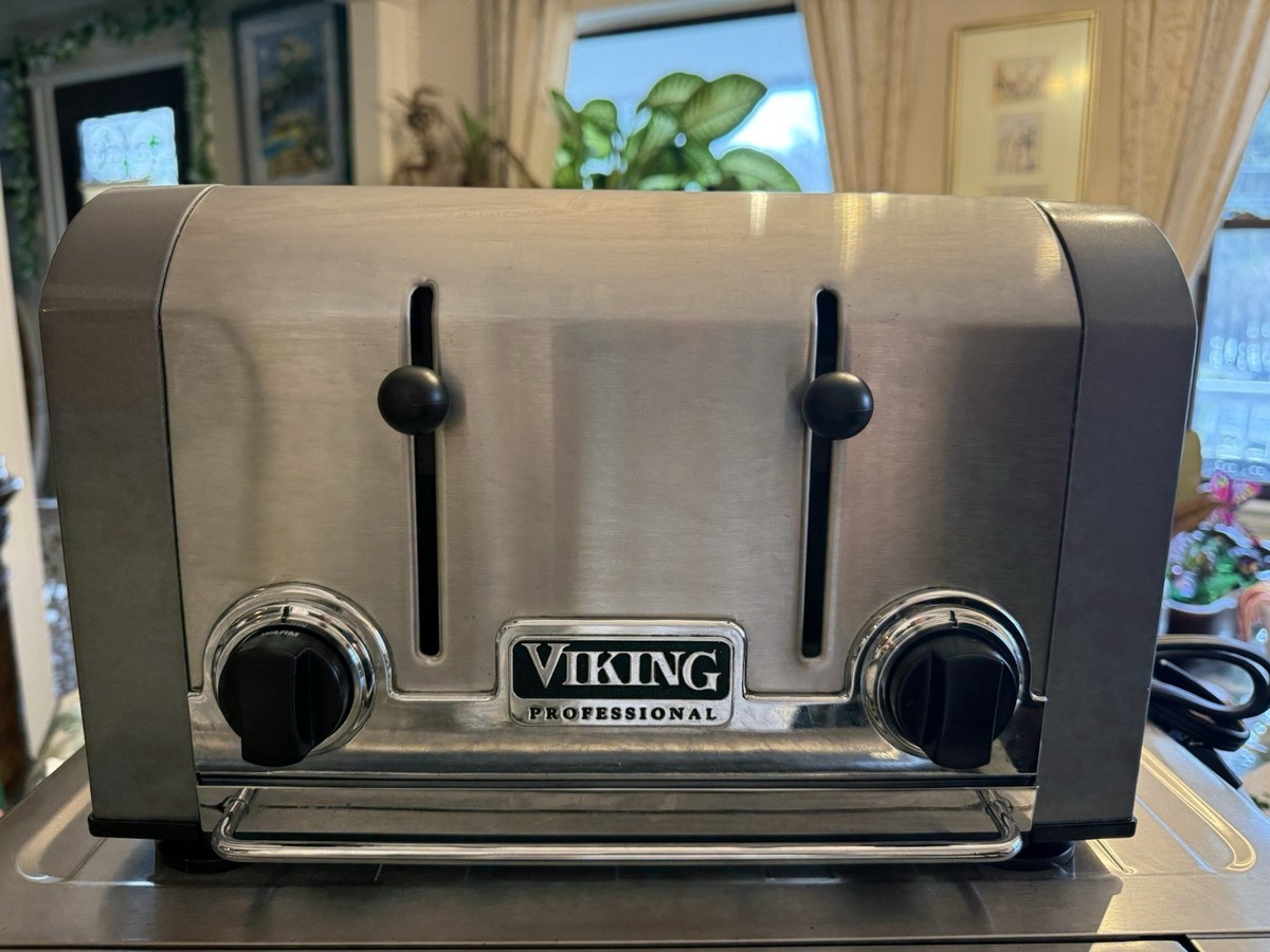VIKING STAINLESS STEEL 4 SLICE PROFESSIONAL TOASTER VT401 1800