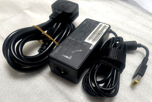 Lenovo 65 W 20 V 3,25 A gelb USB Slim Pin Netzteil für Laptops mit UK-Stecker