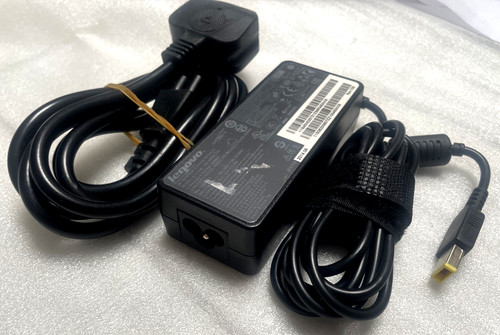 Lenovo 65 W 20 V 3,25 A gelb USB Slim Pin Netzteil für Laptops mit UK-Stecker