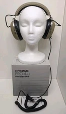 Koss PRO/4AA Stereo Over Ear Studio Headphones Beige Tested FREE SHIPPING!