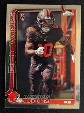 2025 Topps Chrome Base Rookie Quinshon Judkins Cleveland Browns