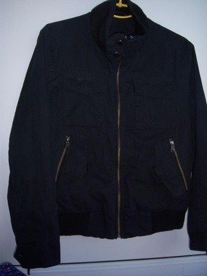 mens hugo boss jacket black polyamide 36 / S / 44