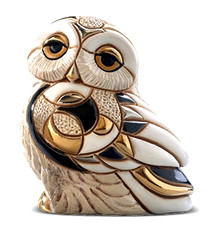 Snowy Owl De Rosa Collections Figurine F135 Brand NEW