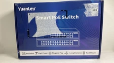 YuanLey 26 Port PoE Switch, 24 PoE+ Port Model: YS2024F-P