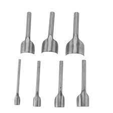 7pcs DIY Leather Craft Semicircle Punch For Belt End Cutter Trending