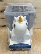 NIB LumiPets Kids Babies Unicorn Night Light Rechargeable Color Changing Remote