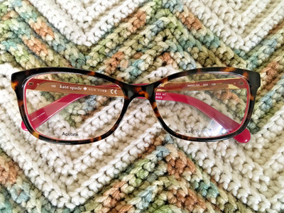 NWOT Kate Spade Angelisa Eyewear sz. col. S0X/Dk. Tort. sz. 53-15-135