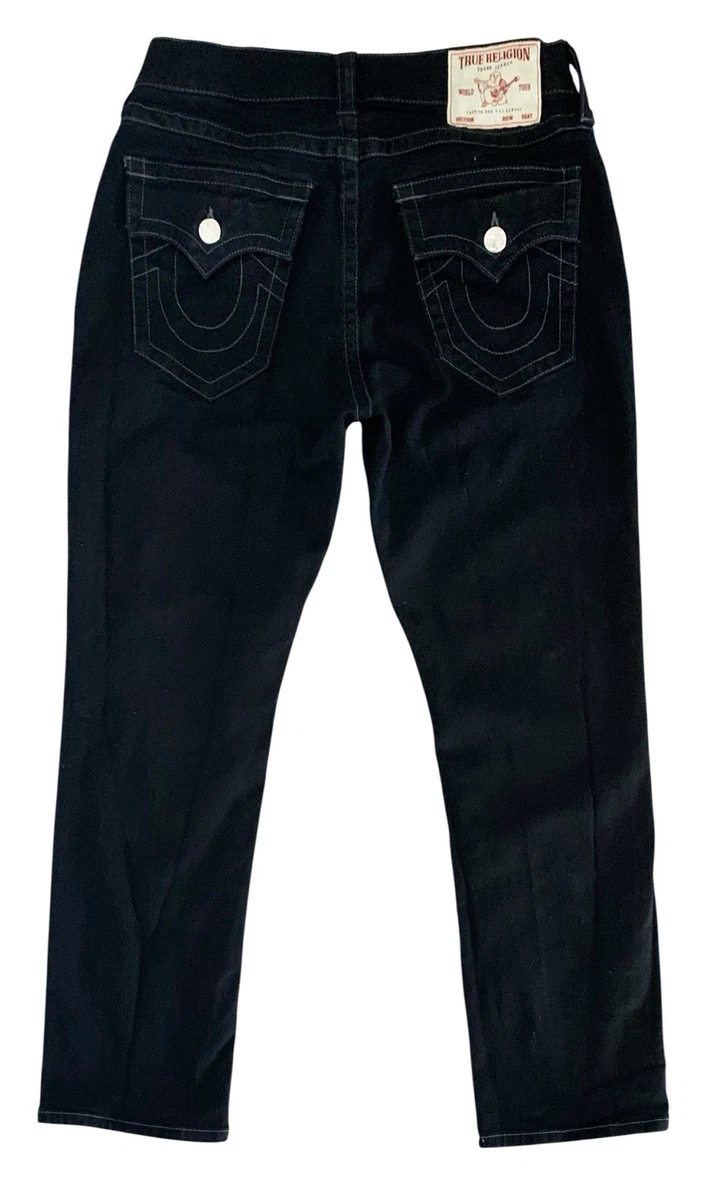 True Religion Ricky Black Jeans for Men for sale - eBay