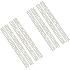 Steel 5Ft Horizontal E Track Rails Set of 8 Galvanized for Garages Trailers