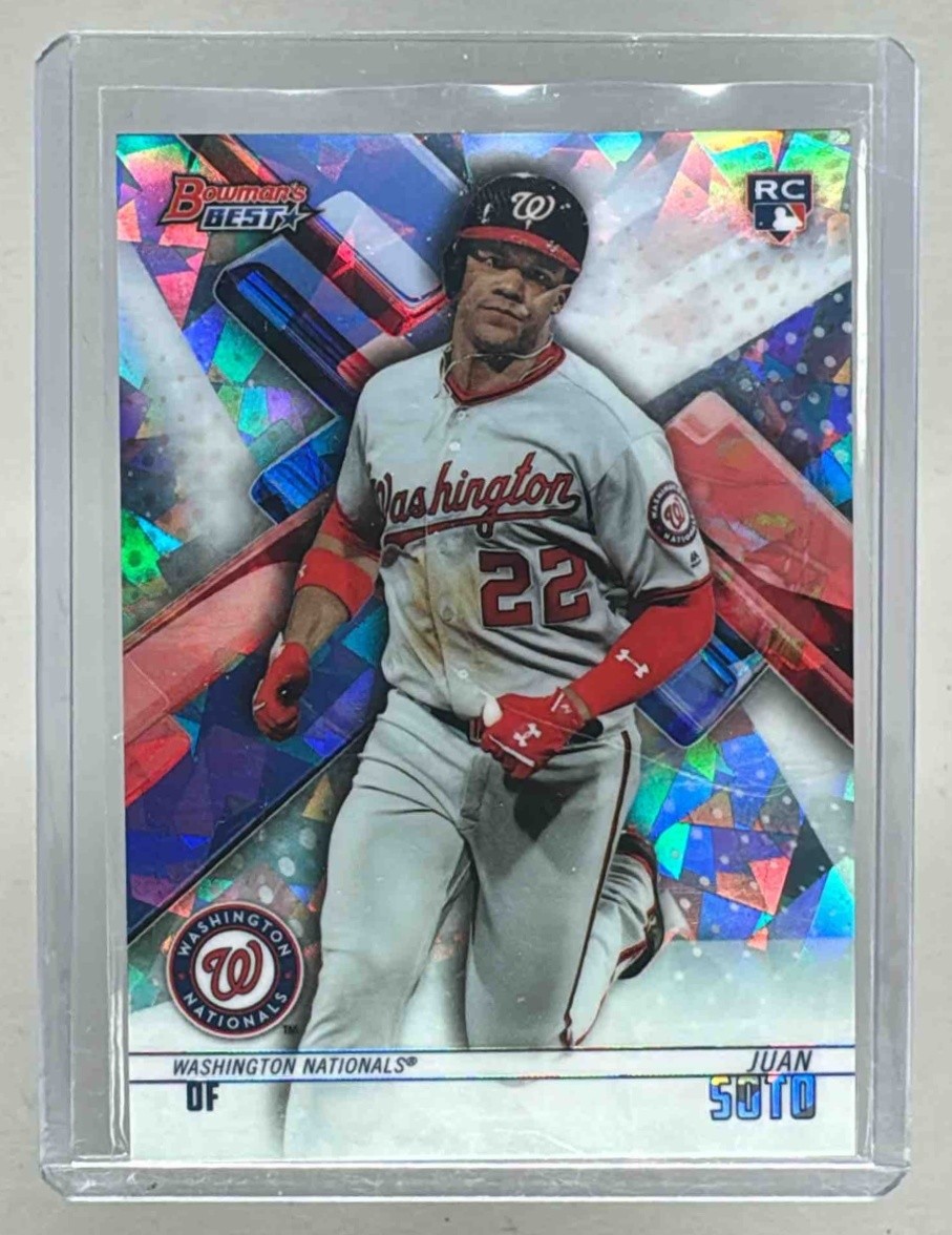 Juan Soto 2018 Bowman's Best #29 Atomic Refractor Rookie RC