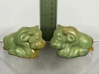 Frankoma Bull Salt And Pepper Shakers