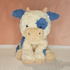 Gund Cozys Cow Plush Stuffed Animal Toy Blue Spotted