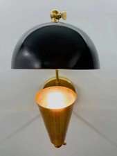 Italian Light Brass Beautiful Stilnovo Lamp Metal Wall Sconce Mid Century 1950's