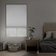 Cordless 1.5" Blackout Cellular Shade, Energy Saver, 72" W x 84" H, White