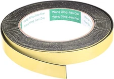 uxcell Sealing Foam Tape 15mm Wide 1mm Thick 5m/16.4ft Long, Self 15mmx1mmx5m 