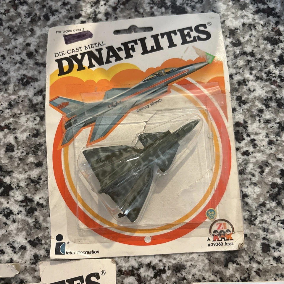 Vintage 1982 Dyna-Filtes Diecast Metal Plane - set of 3 Foto 4 de 4