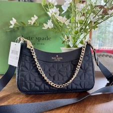 Kate Spade New York Spade Flower Quilted Fabric Convertible Crossbody - Gorgeous