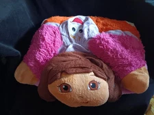 Nickelodeon Dora The Explorer Pillow Pet Pee Wees Plush Pillow 11" Stuffed Toy