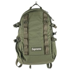 Supreme 20AW Backpack Khaki 20FW Bag Daypack Streetwear Used