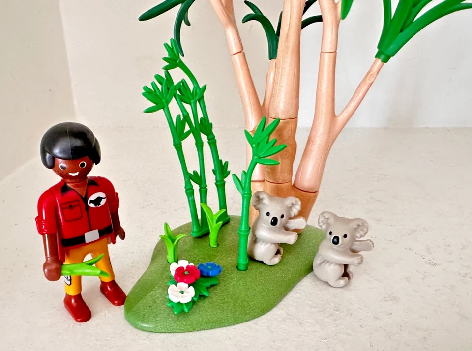 PLAYMOBIL ZOO arbre aux koalas - animaux sauvages SAVANE - Photo 1/3