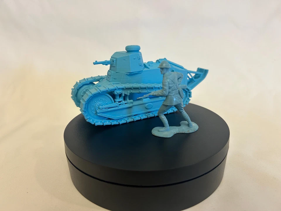 WWII (x4) French Vehicle Pack #2: 1/32 Army Men Scale - Image 3 of 4