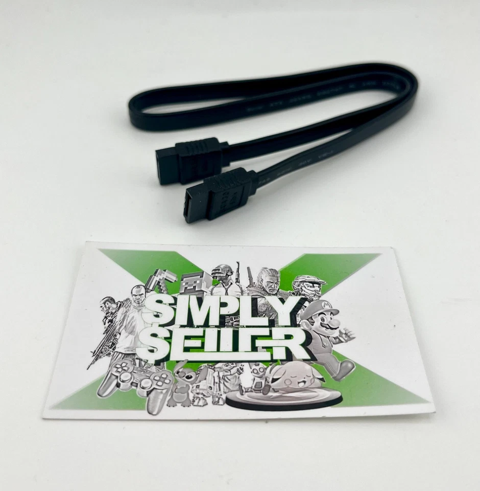 ⚡ 3x 6x 10x 15x 20x gerade SATA 0,4m Kabel | SATA III 6 GB/s schwarz NEUWARE ⚡ - Bild 2 von 4