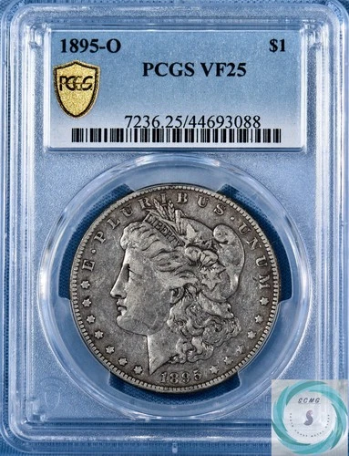 1895-O Morgan Dollar PCGS VF25 -Vintage & Original Tougher Date
