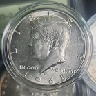 1968 Kennedy Half Dollar 40% Silver Circulated Very Nice Coin!!  #7