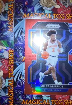 2021-22 Panini Prizm Miles McBride Red Prizm Rookie SP /299 Knicks