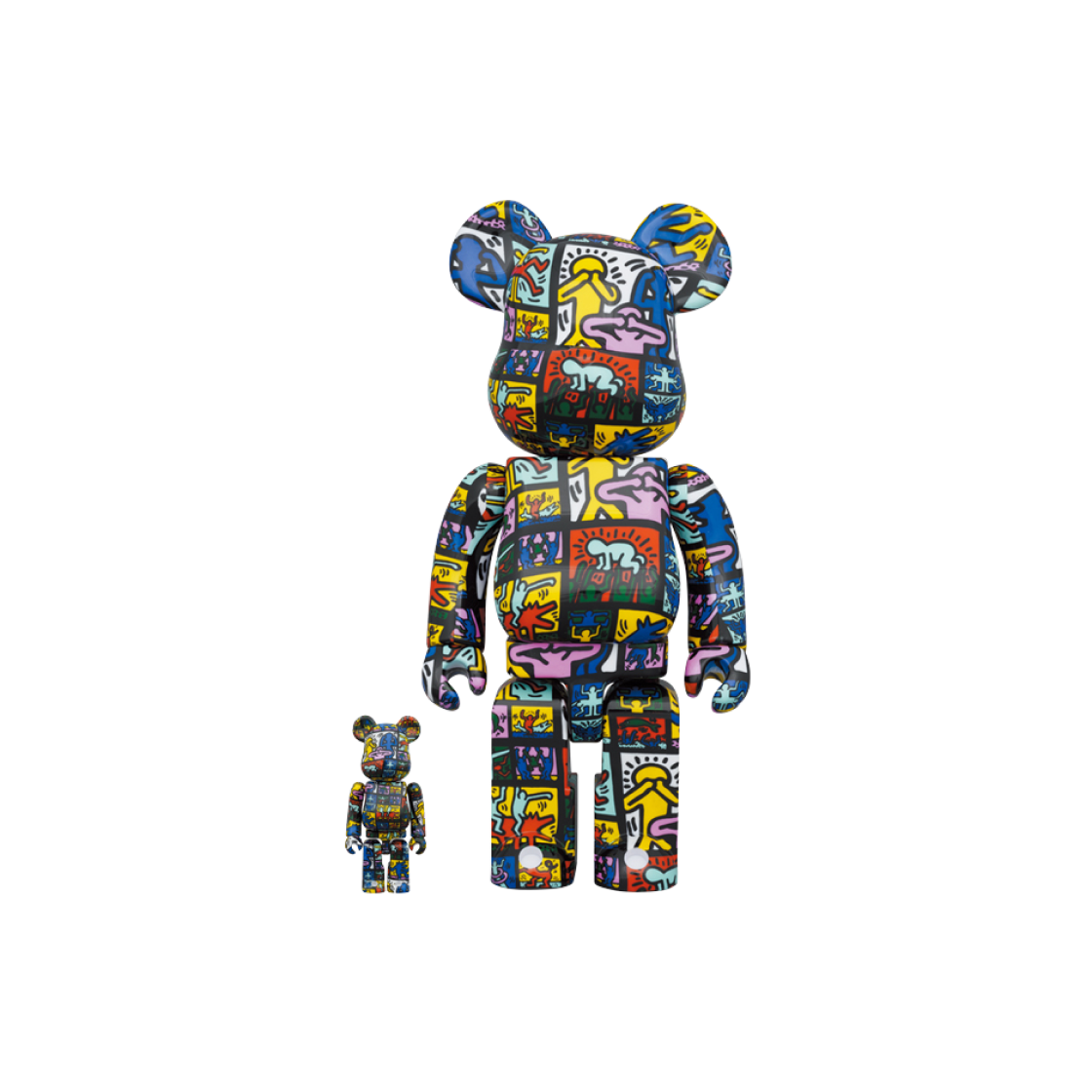 【新品未開封】BE@RBRICK   KEITH HARING  #10 Be@rbrick Bearbrick 2G Exclusive Keith Haring #10 100% 400% Set | eBay