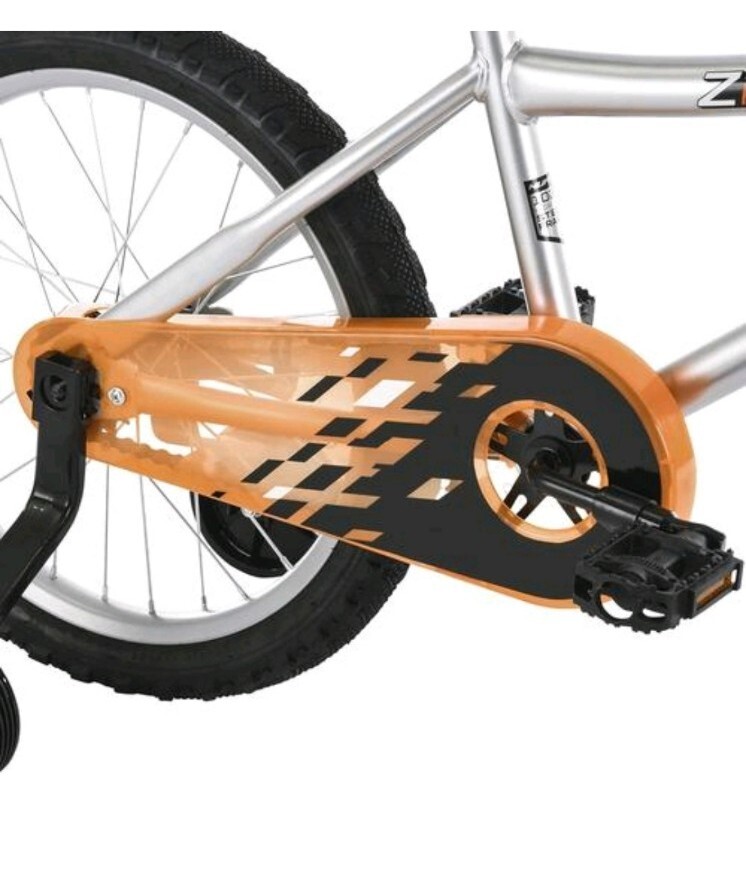 Huffy ZRX Kids' Bike with BMX Pegs, Training Wheels, and