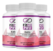  3 Pack FitPill Pro Keto Capsules, Fit PillPro Advanced Weight Management Pills