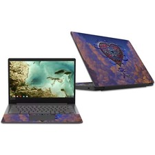 MightySkins Skin Compatible with Lenovo Chromebook S330 2018 - Heart and Ke...