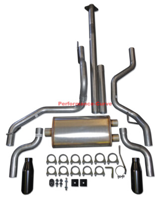 15-20 Ford F150 2.7 3.5 5.0 Performance Dual Exhaust Kit w/ 22'' MaxFlow Muffler