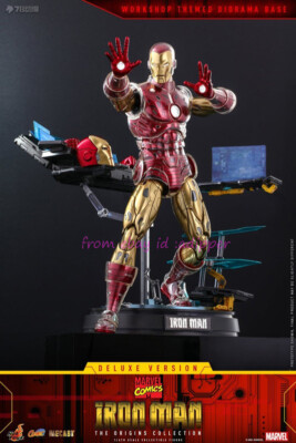 HT Cms08d38 1/6 Marvel Comics The Origins Collection Iron Man
