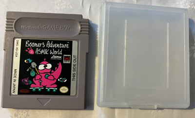 Boomer's Adventure in Asmik World Nintendo Game Boy 1989 with case - tested