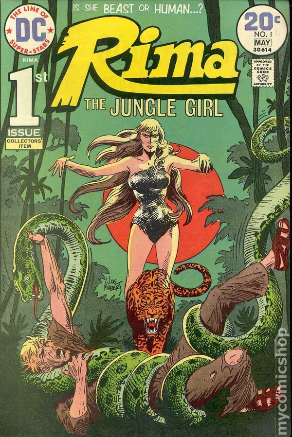 Rima the Jungle Girl #1 VG+ 4.5 1974 Stock Image Low Grade