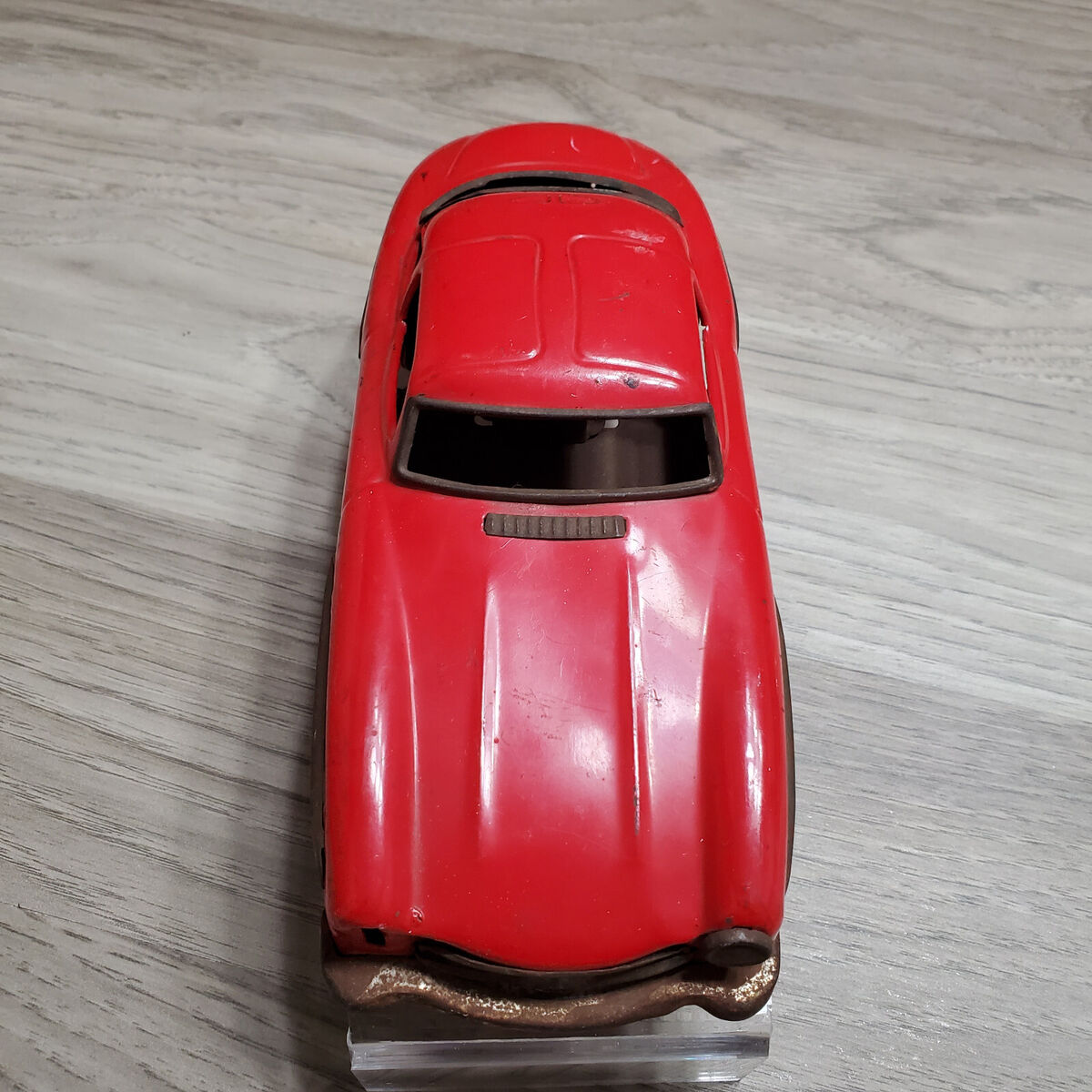 Vintage Mercedes 300SL Friction Tin Toy Piston Red Gullwing Vintage Mercedes 300SL Friction Tin Toy Piston Red Gullwing