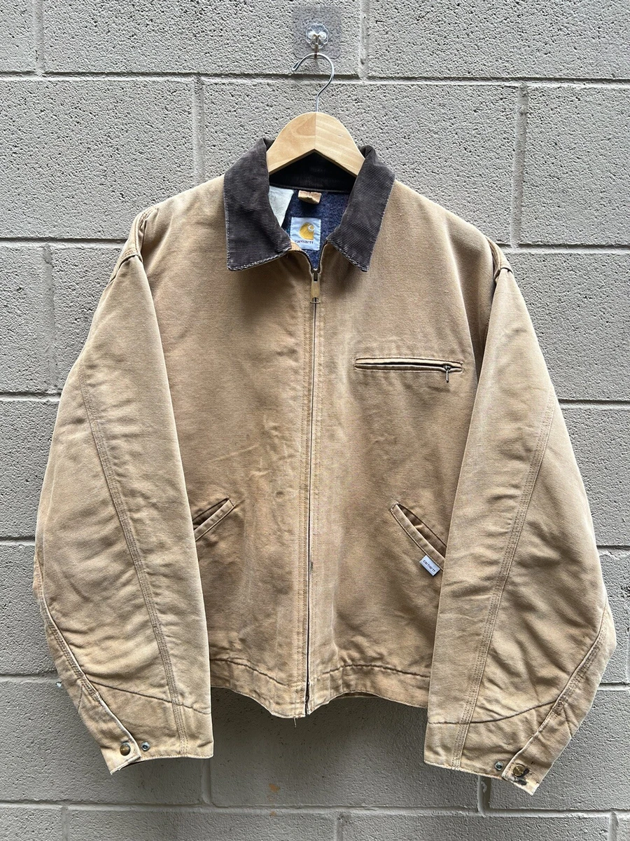 Vintage 80's Carhartt Duck Blanket Lined Detroit Jacket