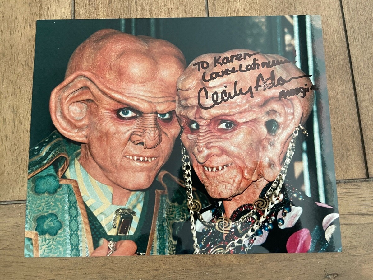 Cecily Adams Hand Signed Photo Autograph Moogie Star Trek Deep